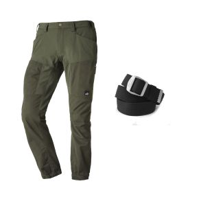 Roxxo Pants Forest Green + Roxxo Belt