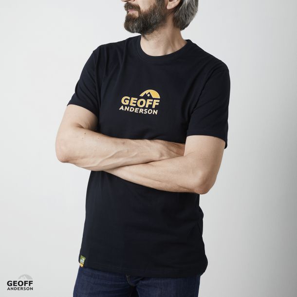 Organic Tee Orange Chest Black (unpacked)