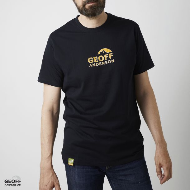 Organic Tee Orange Chest Black (unpacked)