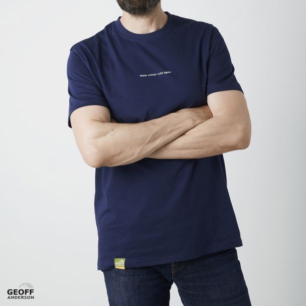 Organic Tee Winter Navi