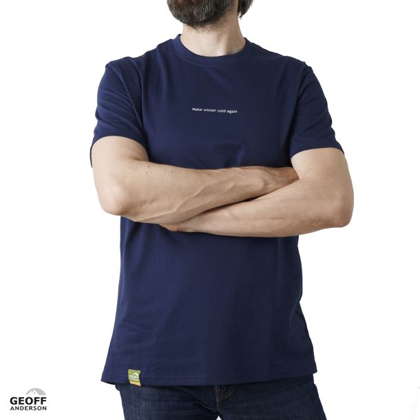 Organic Tee Winter Navi