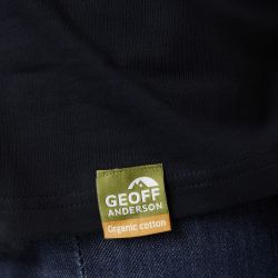 Organic Tee Orange Chest Black (unpacked)