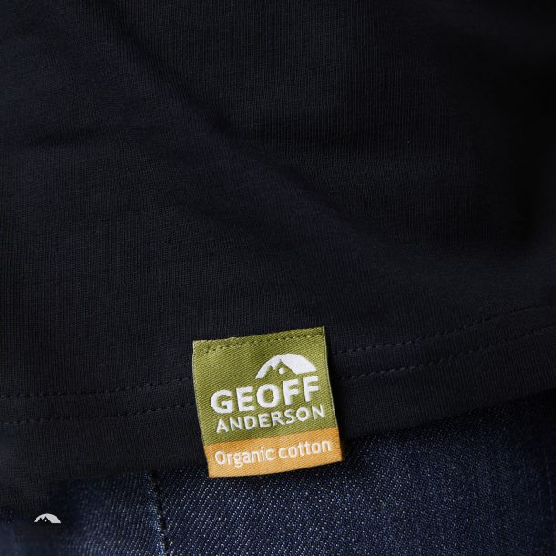 Organic Tee Orange Chest Black (unpacked)