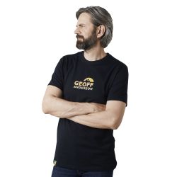 Organic Tee Orange Chest Black (unpacked)