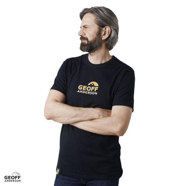 Organic Tee Orange Chest Black (unpacked)