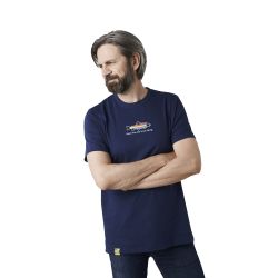 Organic Tee Peace Trout Navi