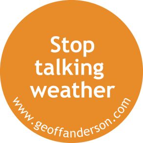 Sticker stop talking orange