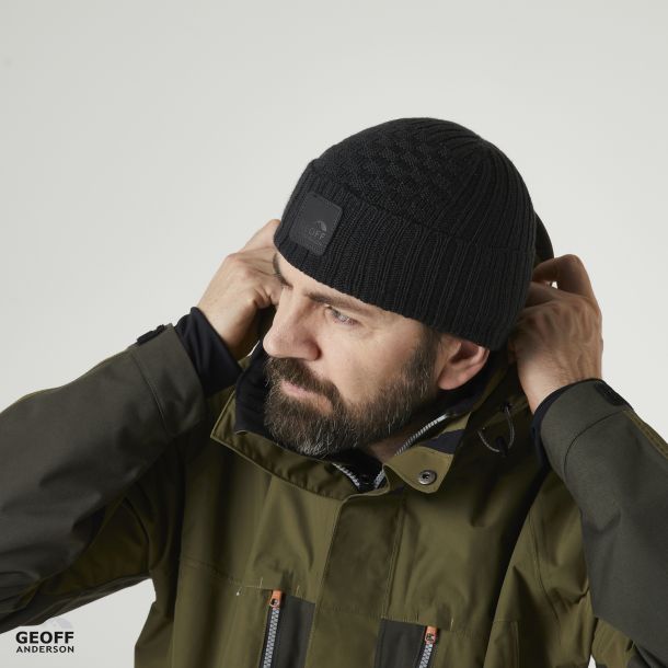 WizWool Ulf Beanie Noir