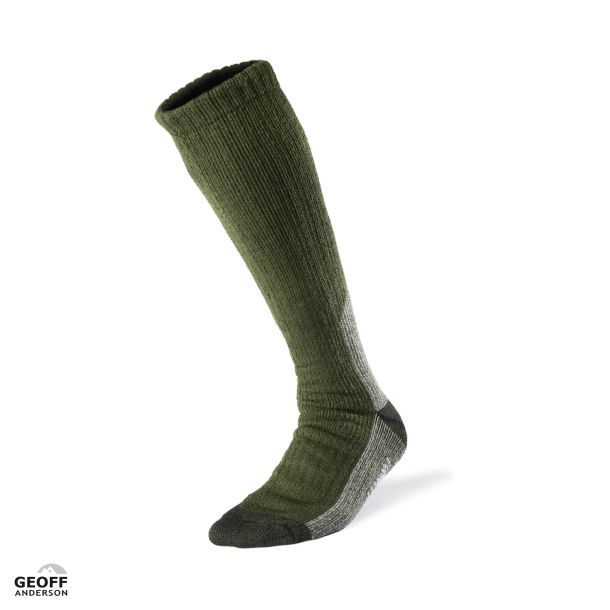 WizWool HeavyWeight Sock Grn