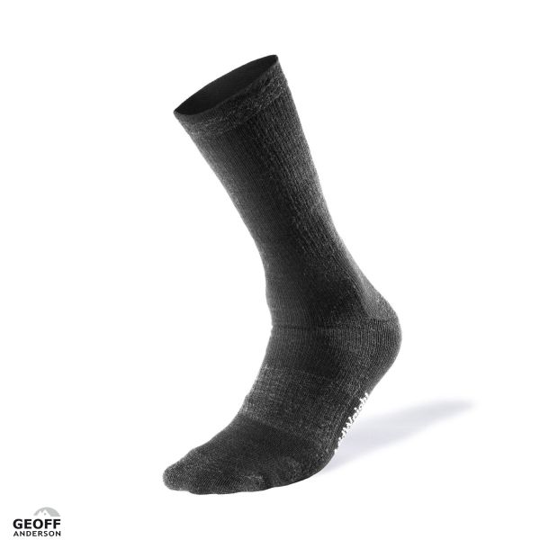WizWool MidWeight  Sock Svart
