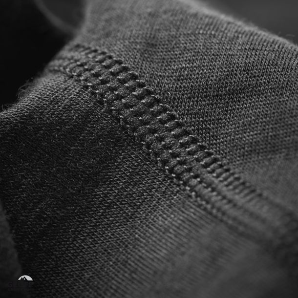 WizWool 165 Soft T-shirt Noir