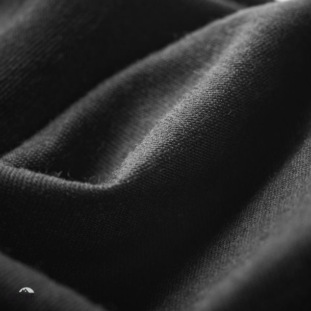 WizWool 165 Soft T-shirt Noir