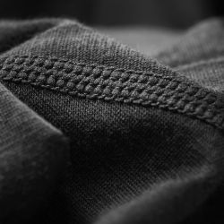 WizWool 165 Soft T-shirt Noir