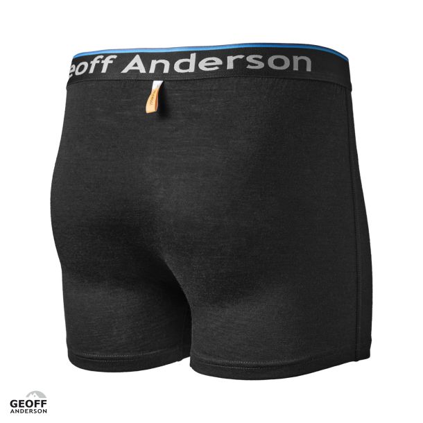 WizWool 165 Soft Boxer Shorts Noir