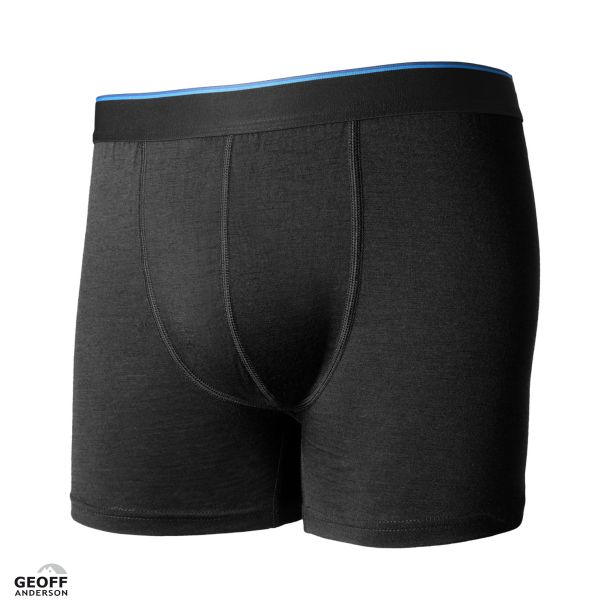 WizWool 165 Soft Boxer Shorts Black